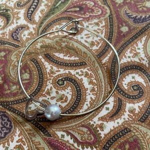 Silver heart bracelet